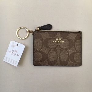 NWT Coach Mini Skinny ID Case
